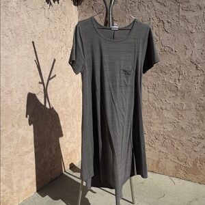 LuLaRoe Heather Gray Tunic Top